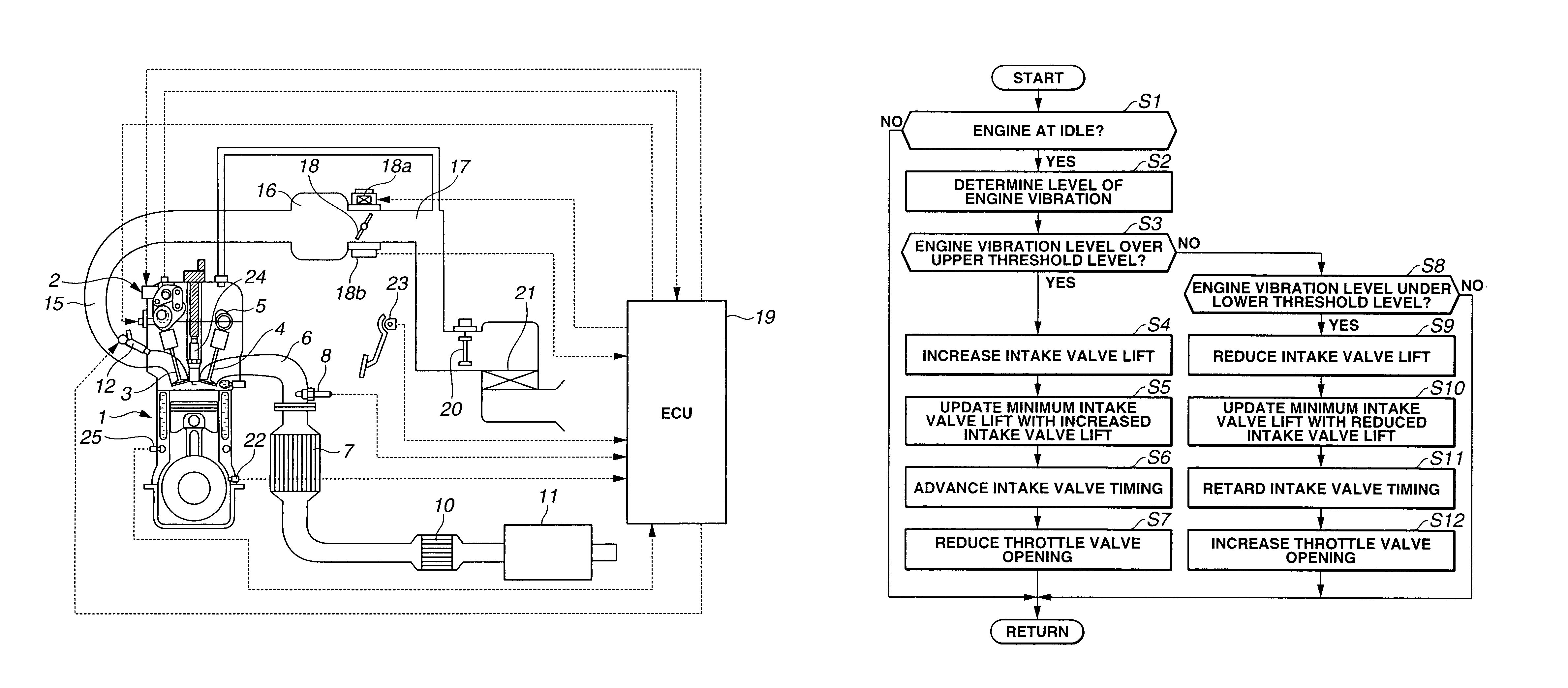 Variable valve control system for internal combustion engine