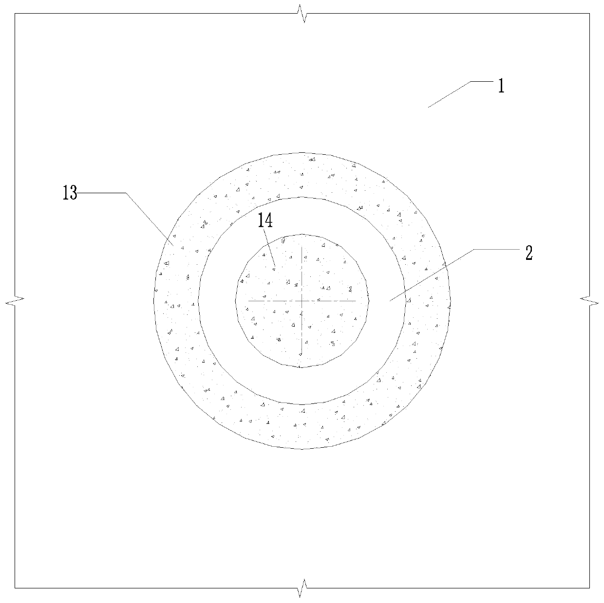 Connecting mode and structure of reinforced concrete hollow pipe pier joints based on steel plate connection