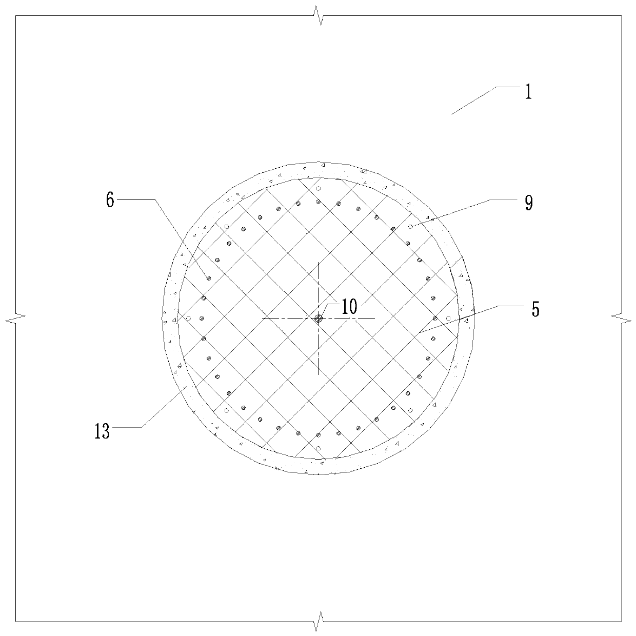 Connecting mode and structure of reinforced concrete hollow pipe pier joints based on steel plate connection