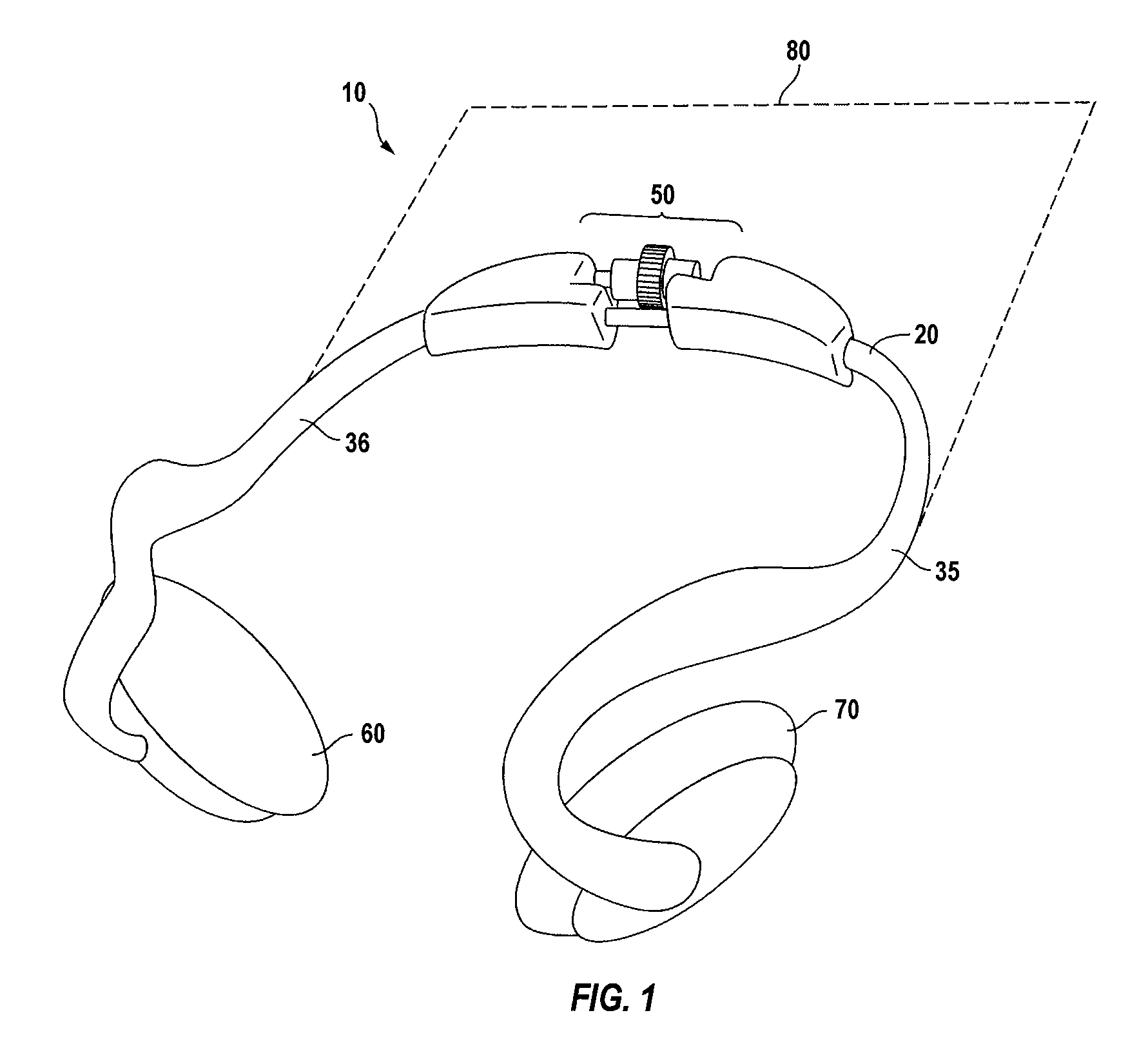 Personal audio set with adjustable force mechanisms