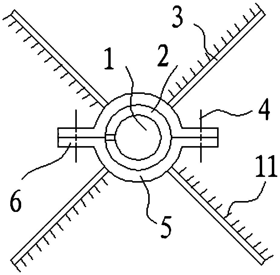 Transmission line ice-covered monitoring device and using method thereof