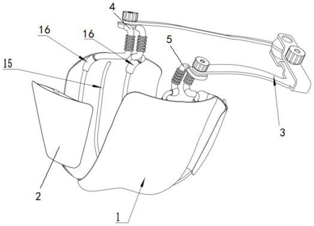 Oral cavity protection device for pulling out wisdom teeth and use method of oral cavity protection device