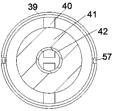 Clamping and spraying device for surface sand blasting