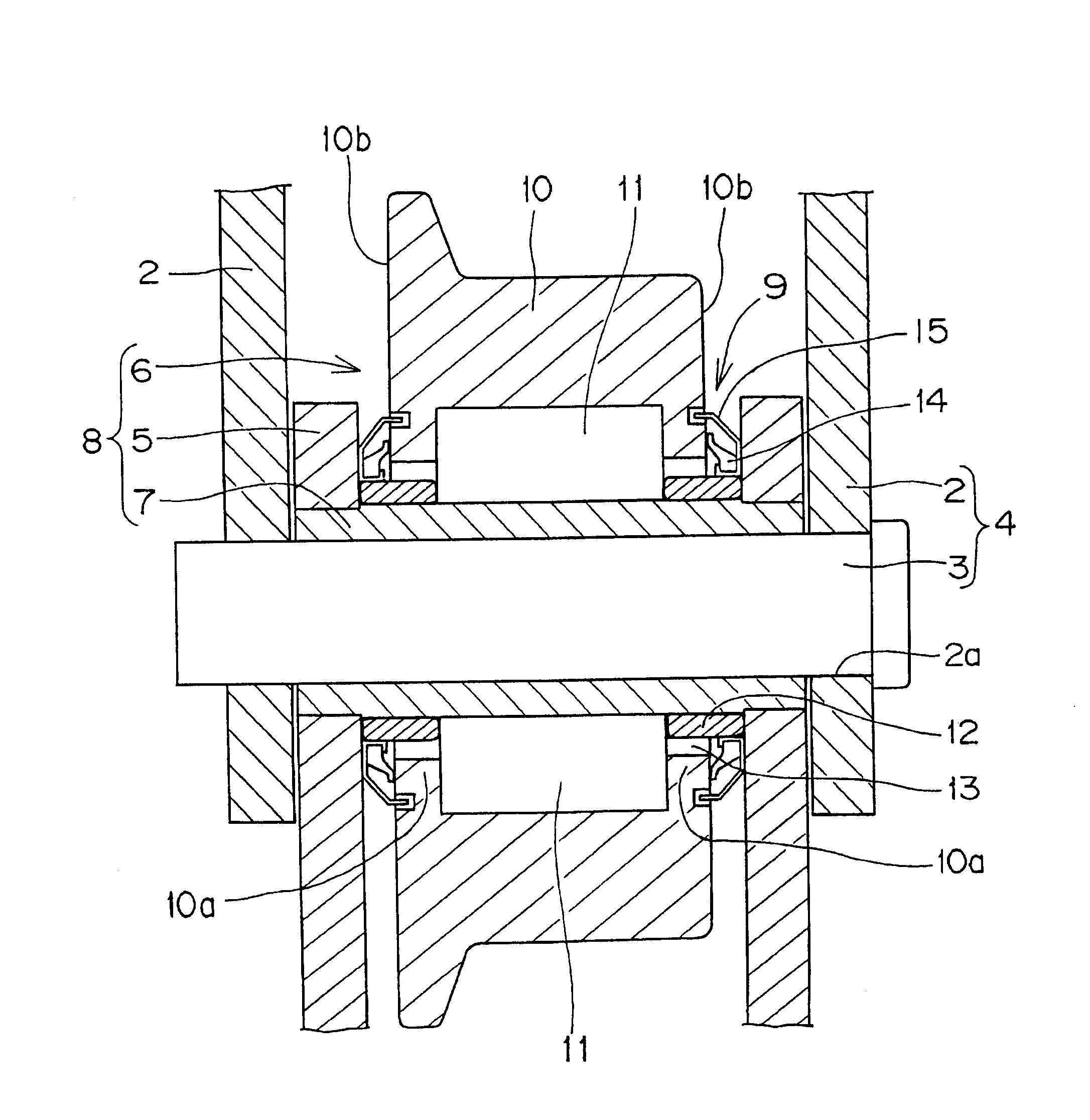 Bearing roller chain