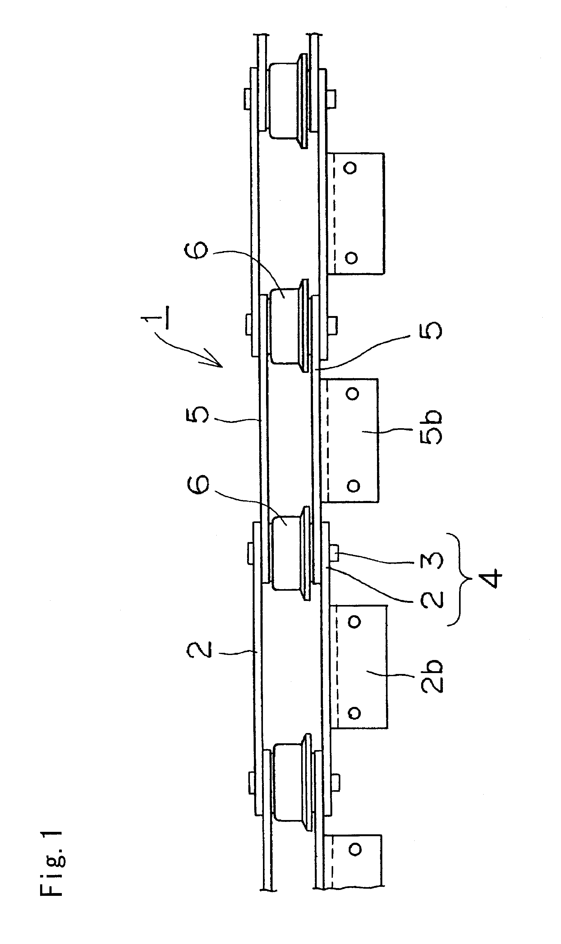 Bearing roller chain