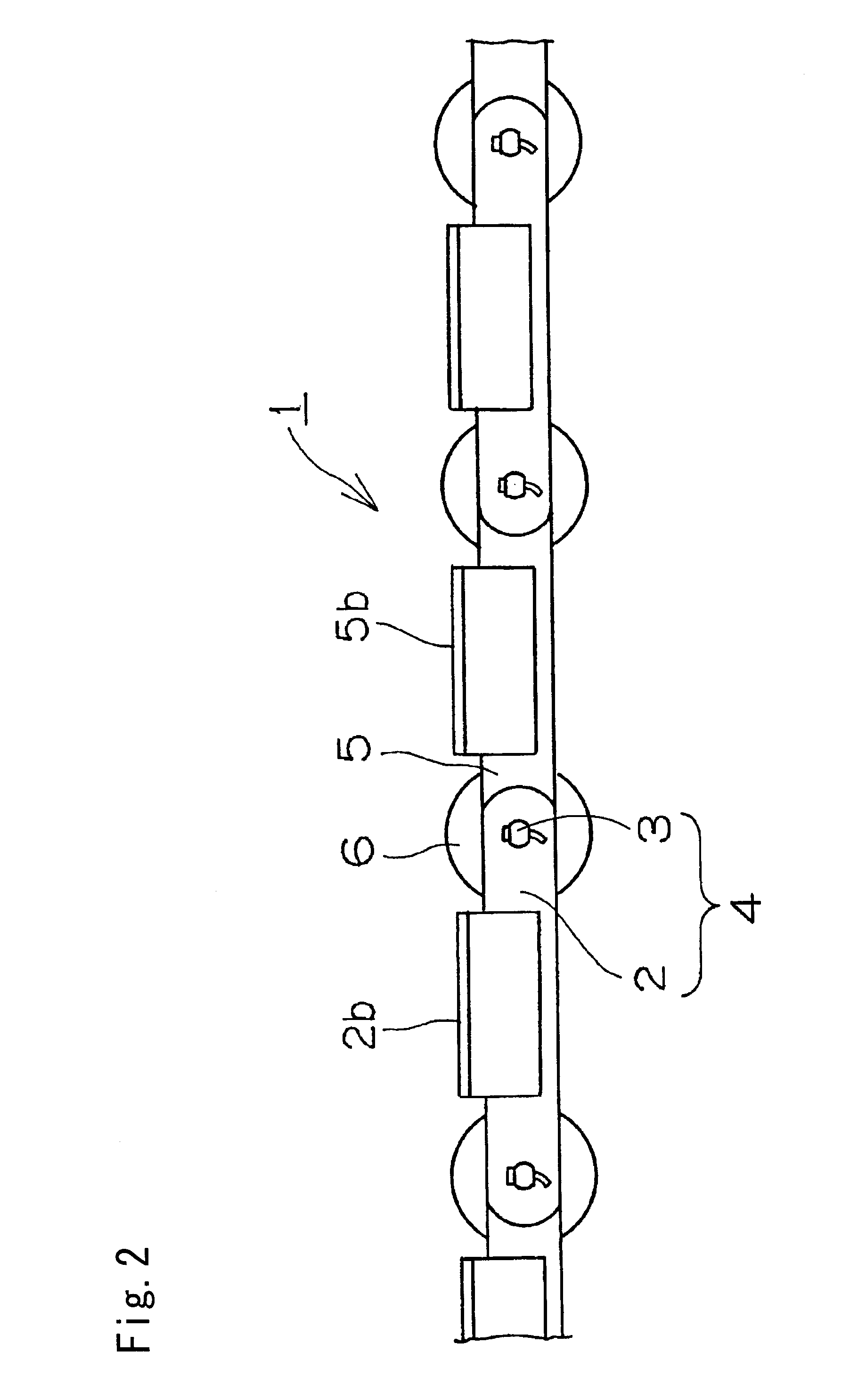 Bearing roller chain