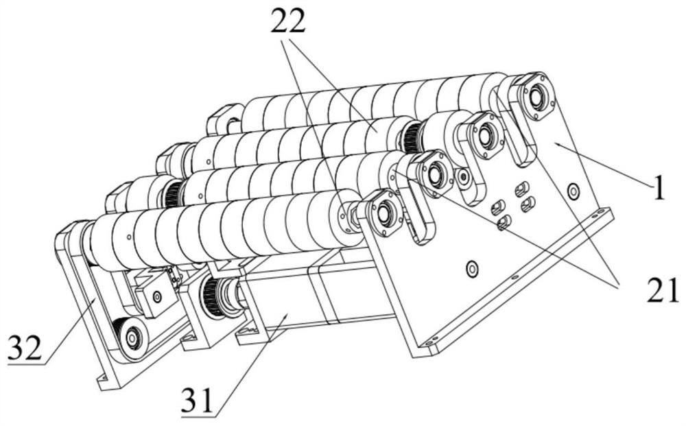 Distributing mechanism and transmission system