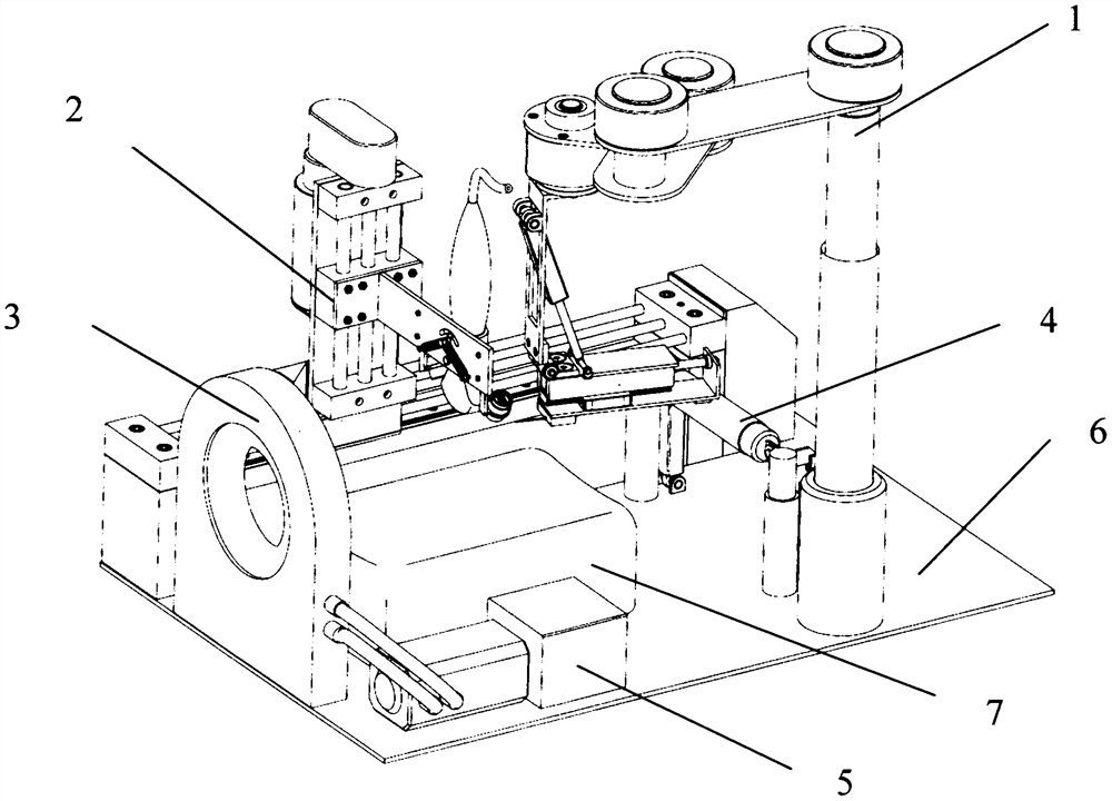 Self-recognition venipuncture robot system