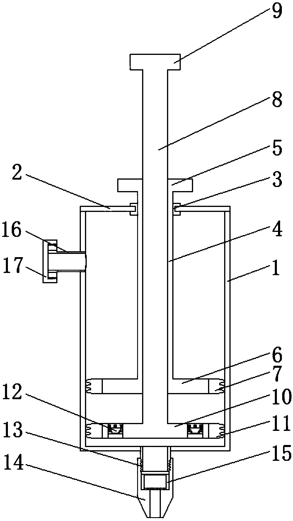 Natural gas sampling device and sampling method thereof