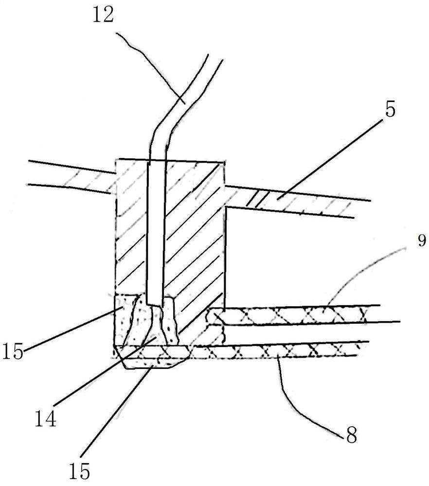 Power supply control circuit for the preparation of disinfectant by direct current electrolysis in an alkaline environment