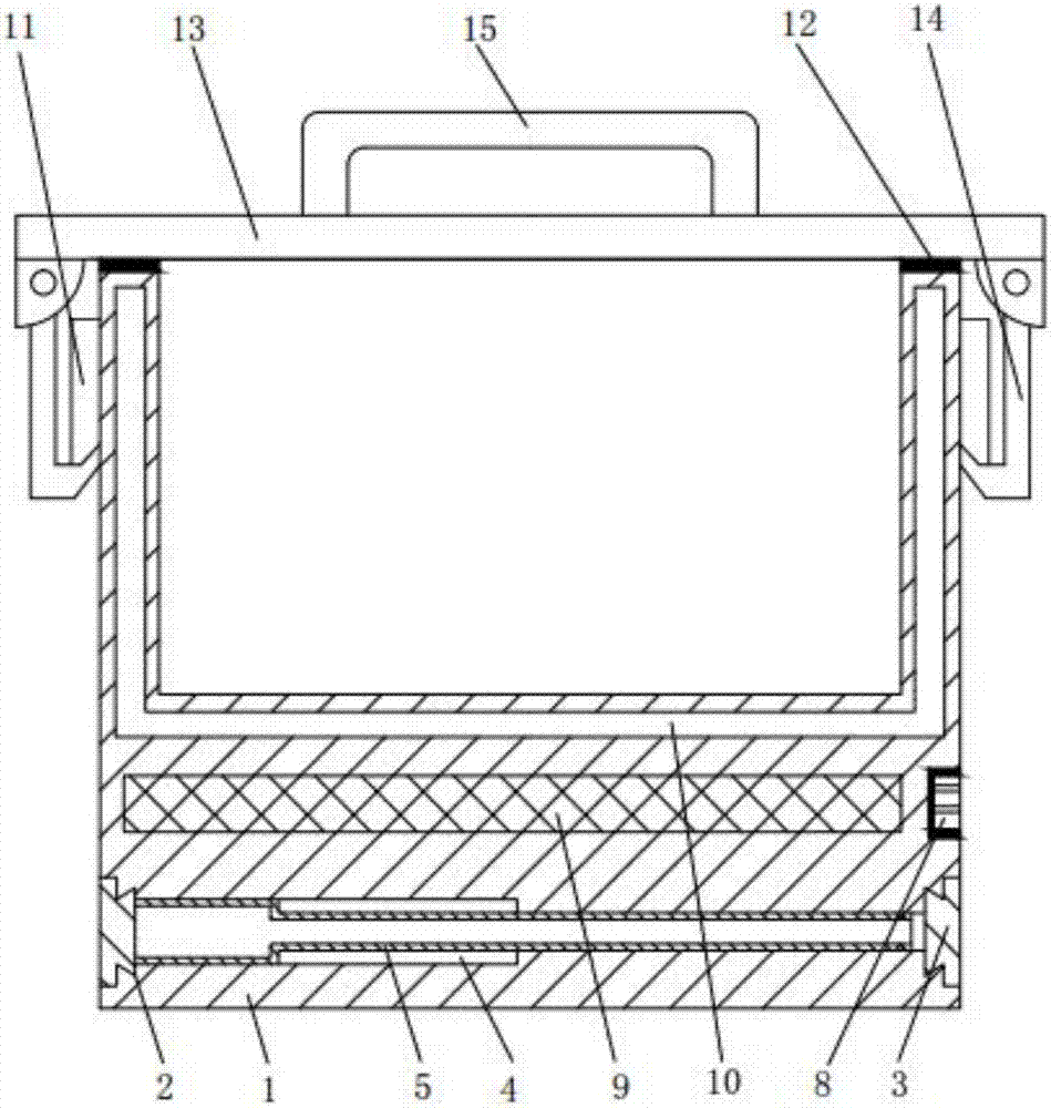 Thermal insulation lunch box for high school students