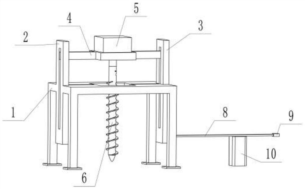 Punching device for water conservancy project construction