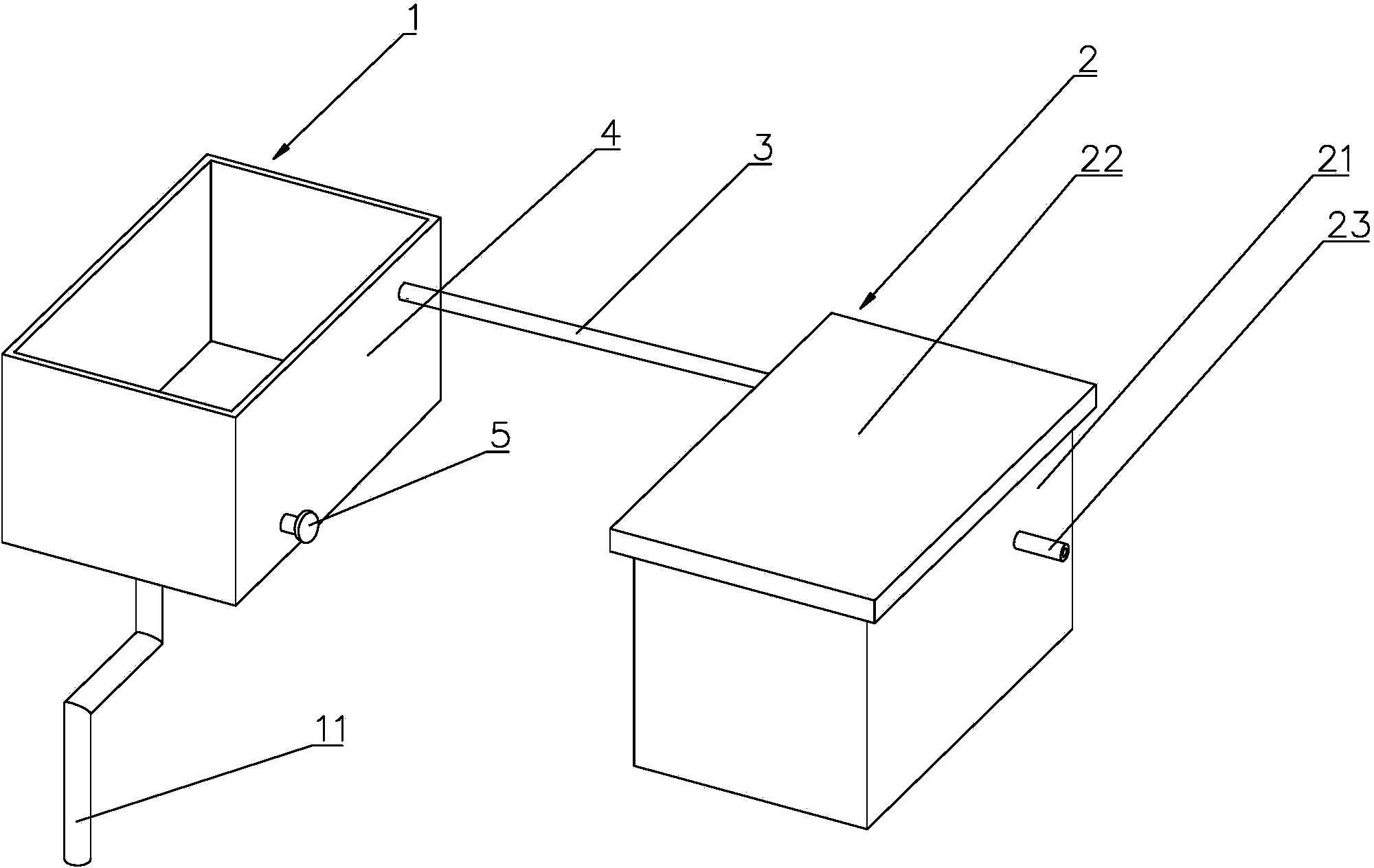 Dewaxing device of tissue embedding machine