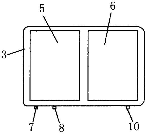 High-stability video monitor used for visual angle blind zone of school bus