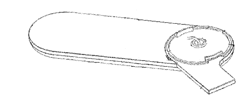 USB-head interface device and equipment containing same