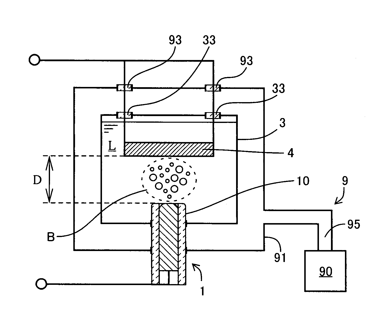 In-liquid plasma electrode, in-liquid plasma generating apparatus and in-liquid plasma generating method