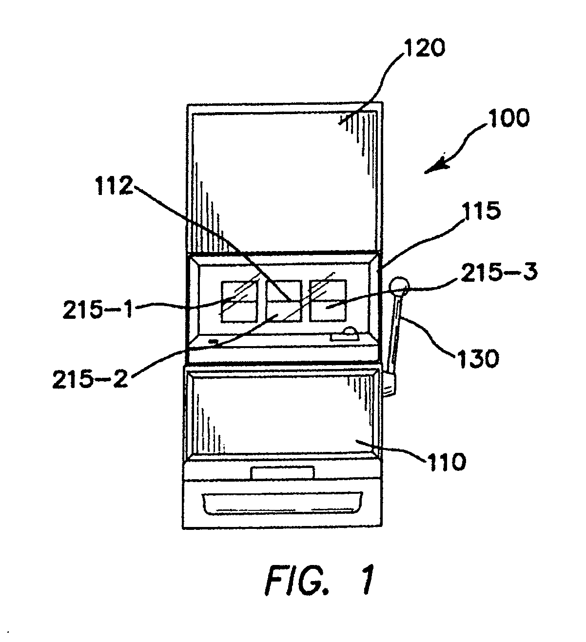 Gaming machine system utilizing video displays comprising organic light emitting diodes