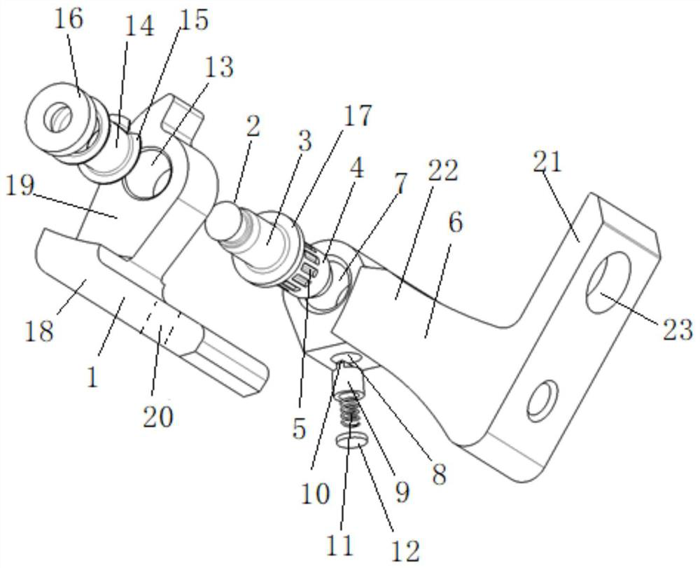 Hinge and automobile