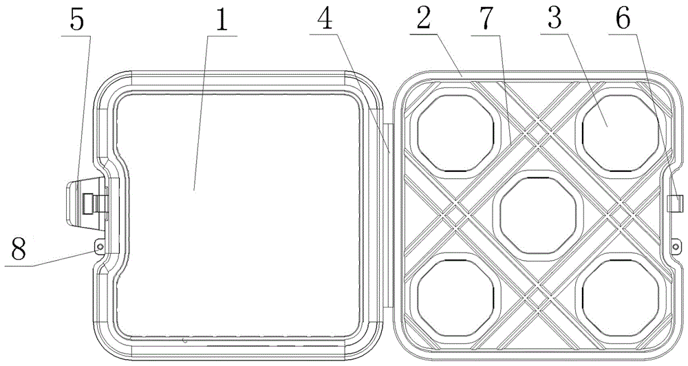 Circulation commemorative coin packaging box