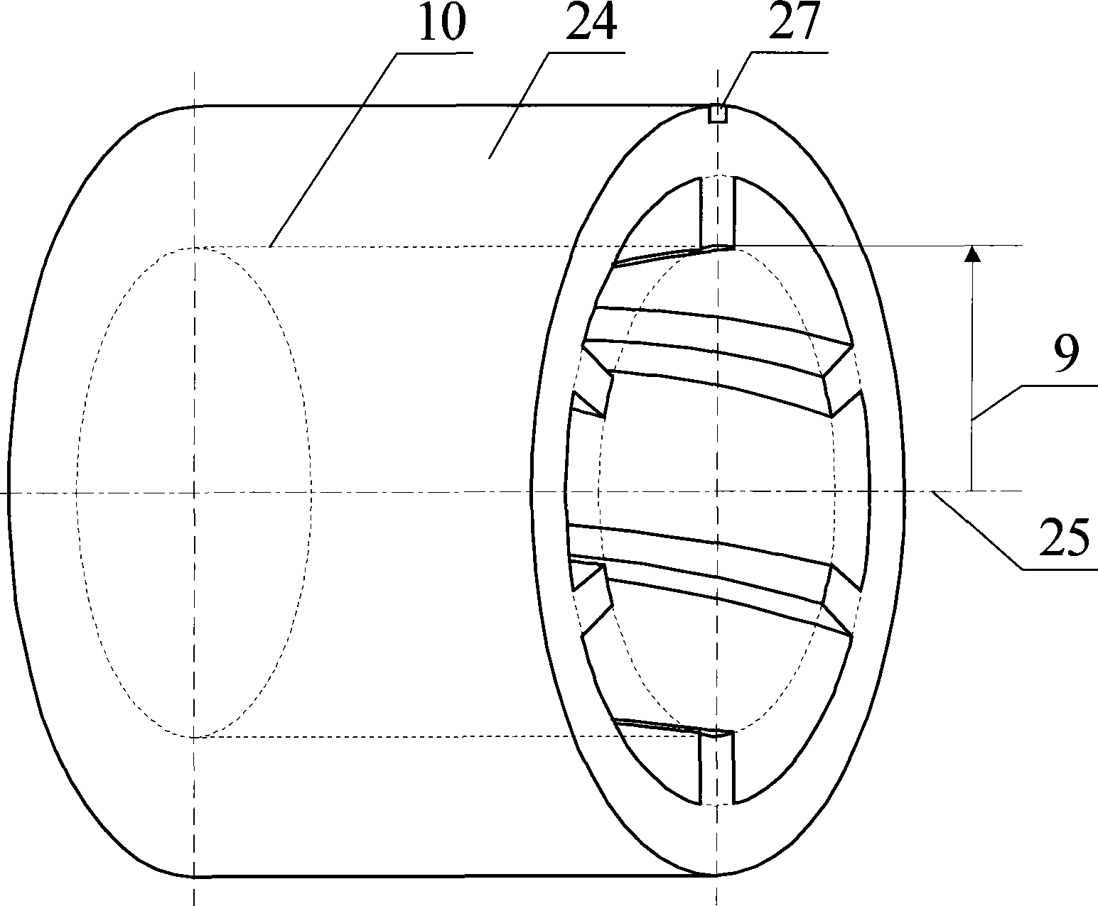 Self-wind cooled rotor magneto resistance genus motor