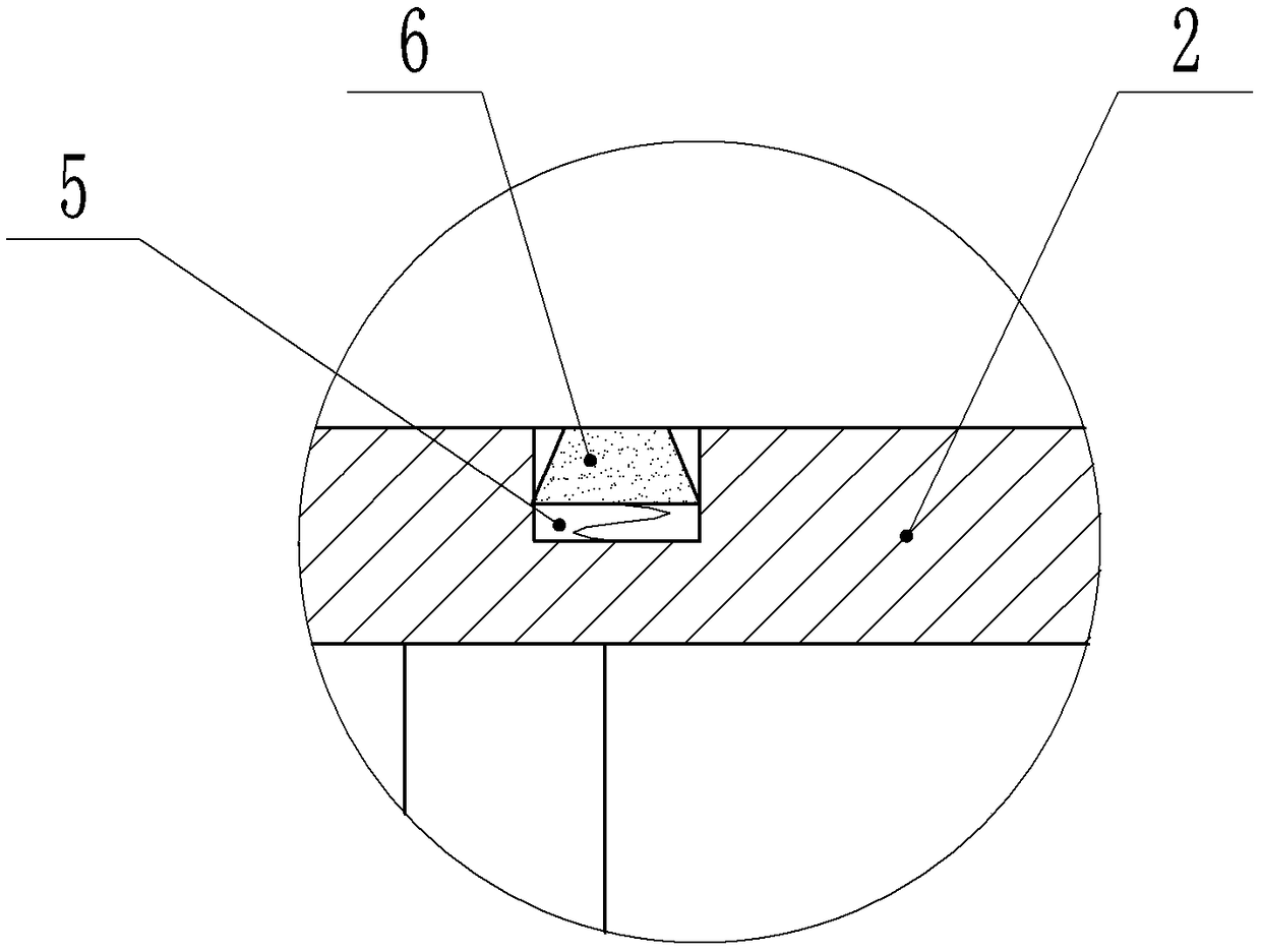 Corner telescopic structure