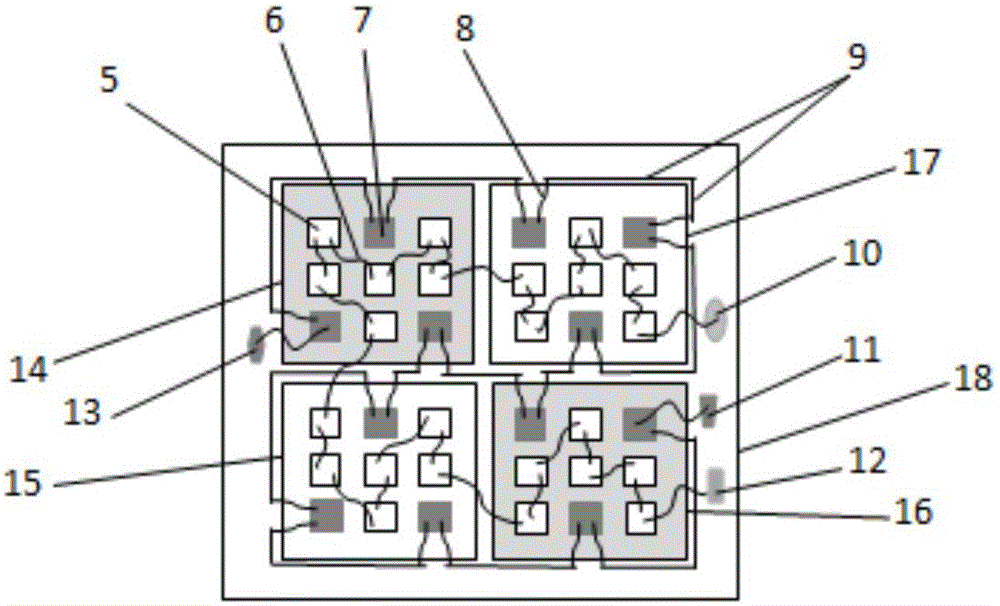 LED integrated optical source with adjustable color rendering index and color temperature