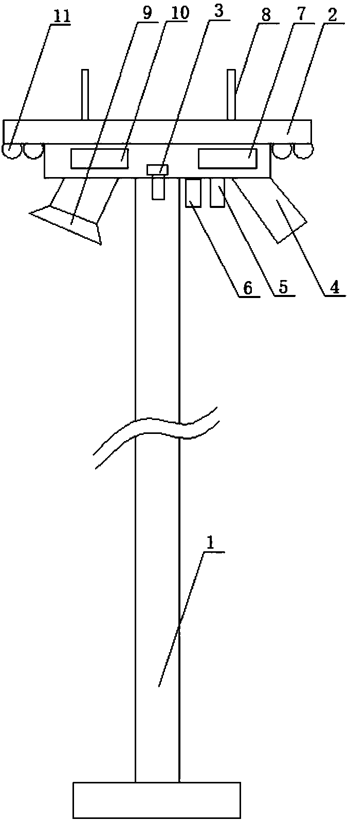 Construction site intelligent safety supervision system and control method thereof