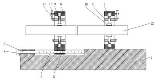 Anti-eccentric clamping device for circular hard alloy welding