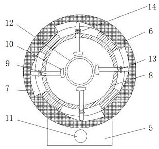 Anti-eccentric clamping device for circular hard alloy welding