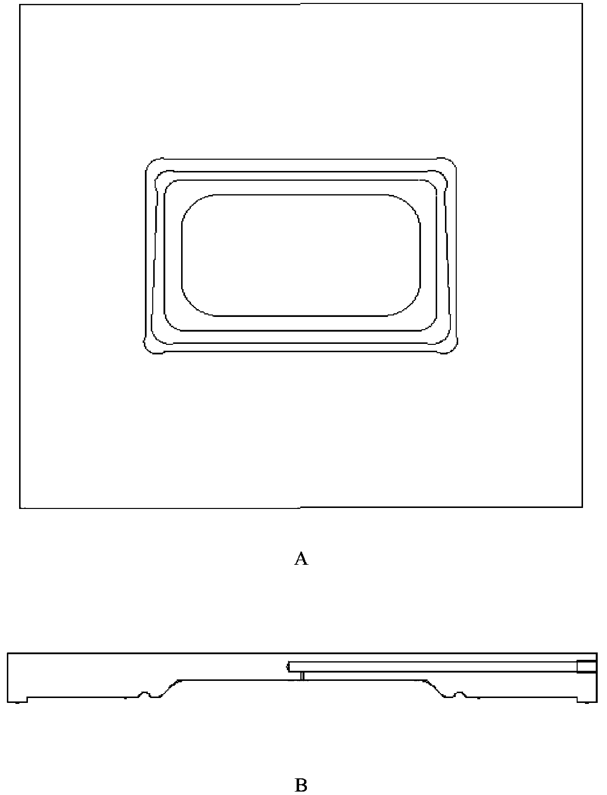 Super-plastic forming die and method thereof