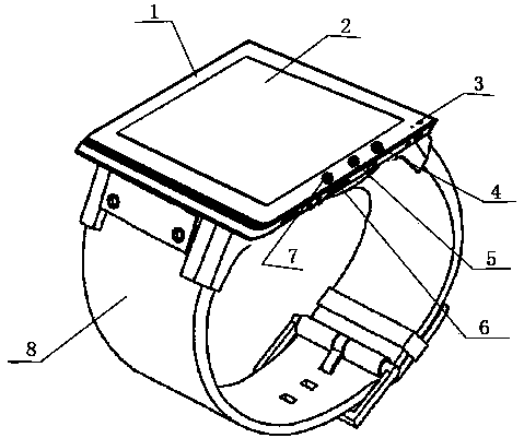 Intelligent watch and bracelet capable of preventing snoring