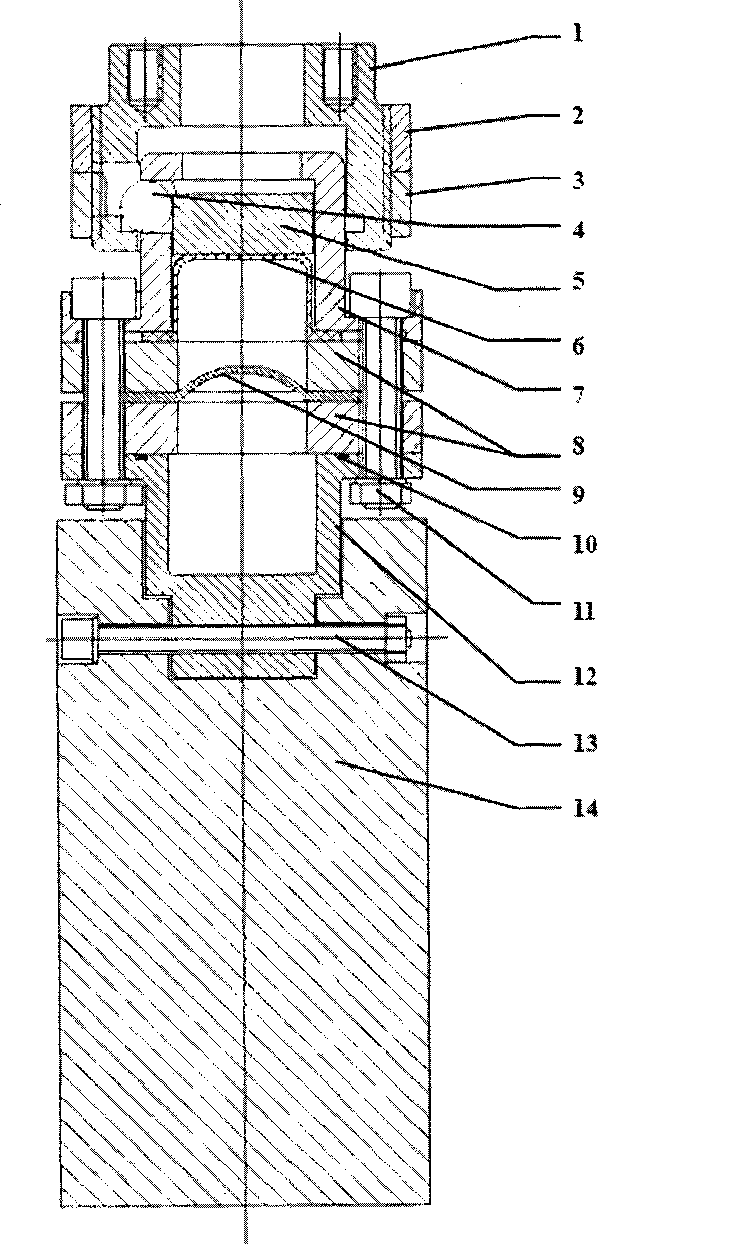 Underwater fixed depth releasing device