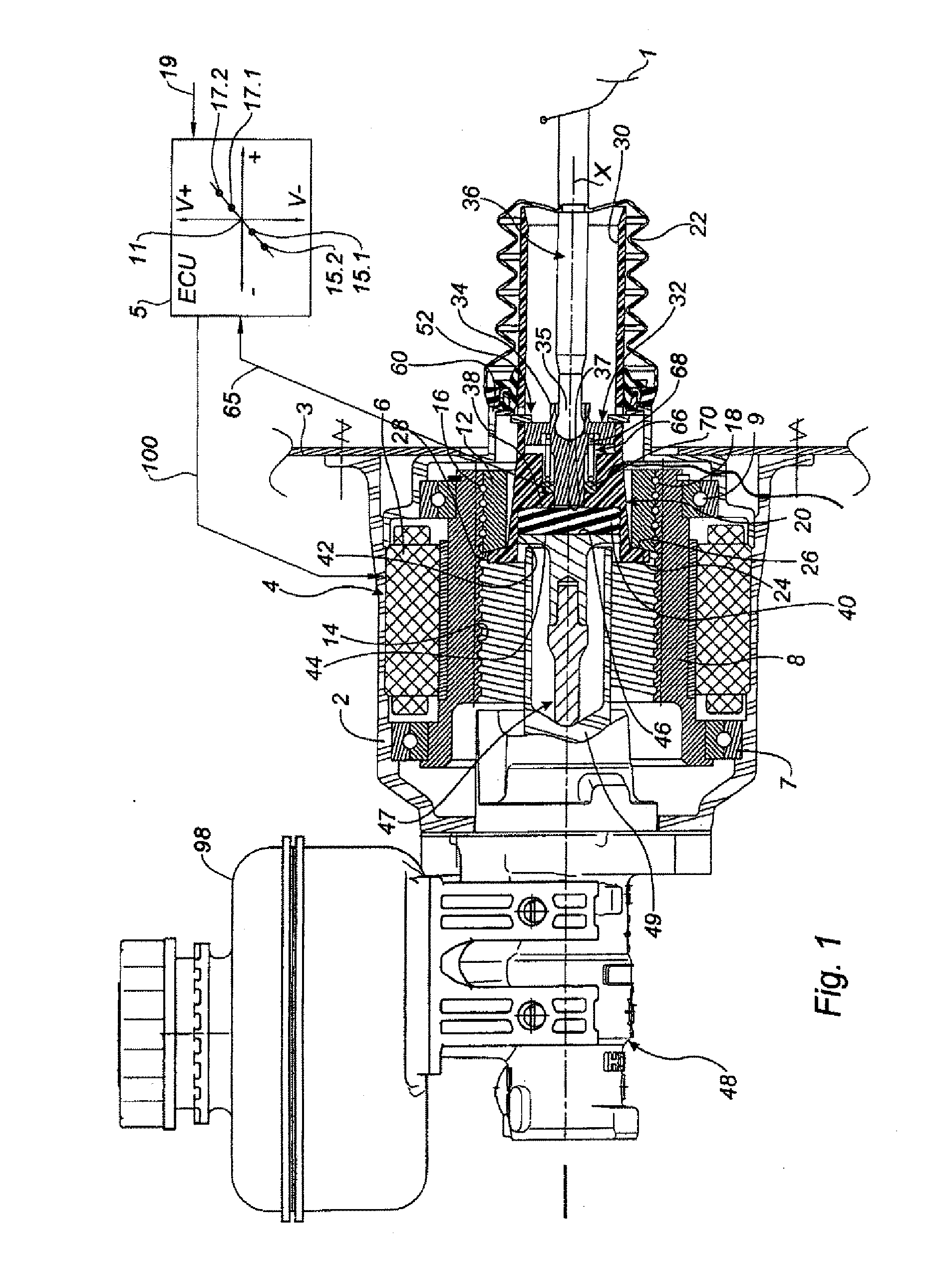 Adjustable brake booster