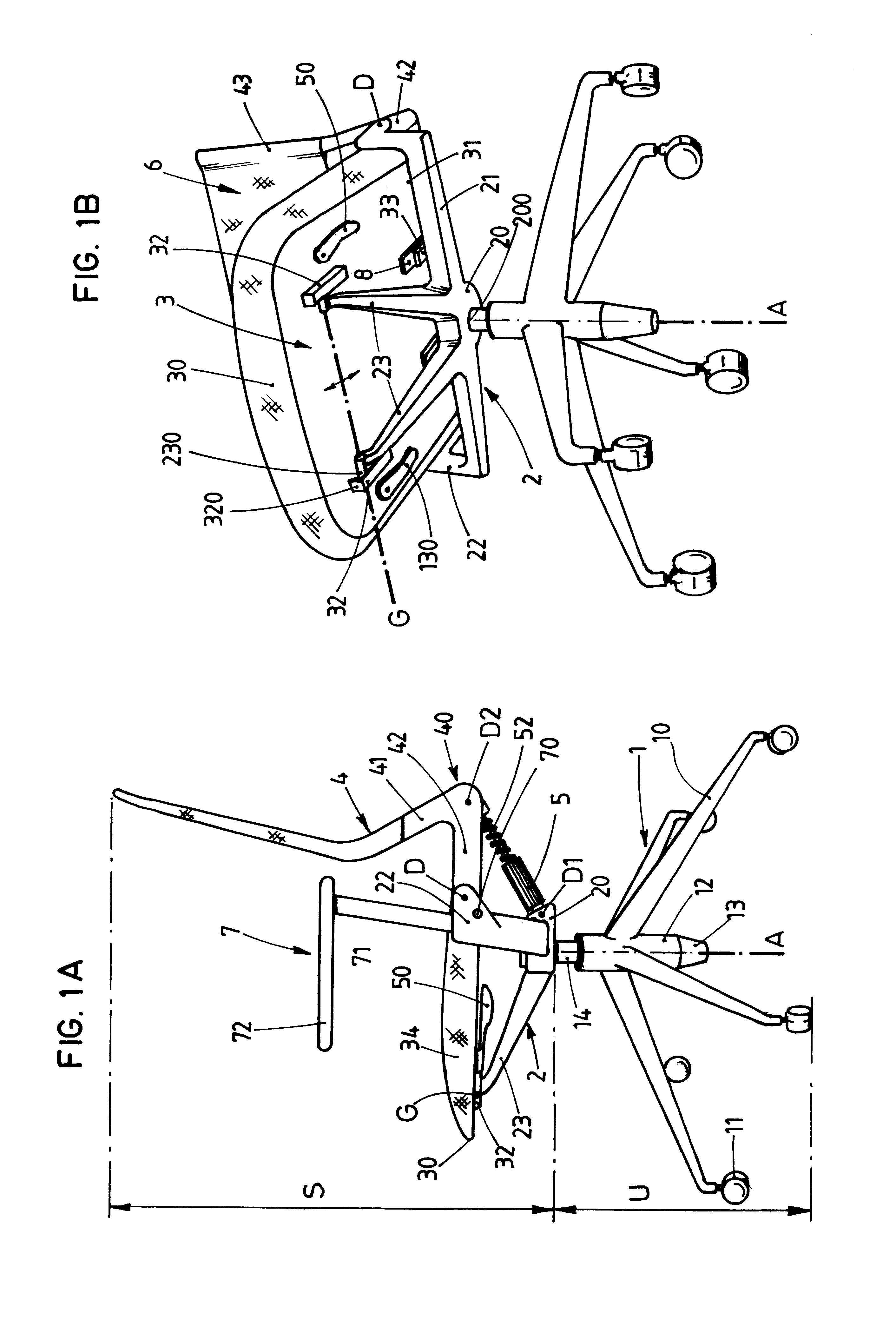 Adjustment mechanism, back cover and arm rest for a chair