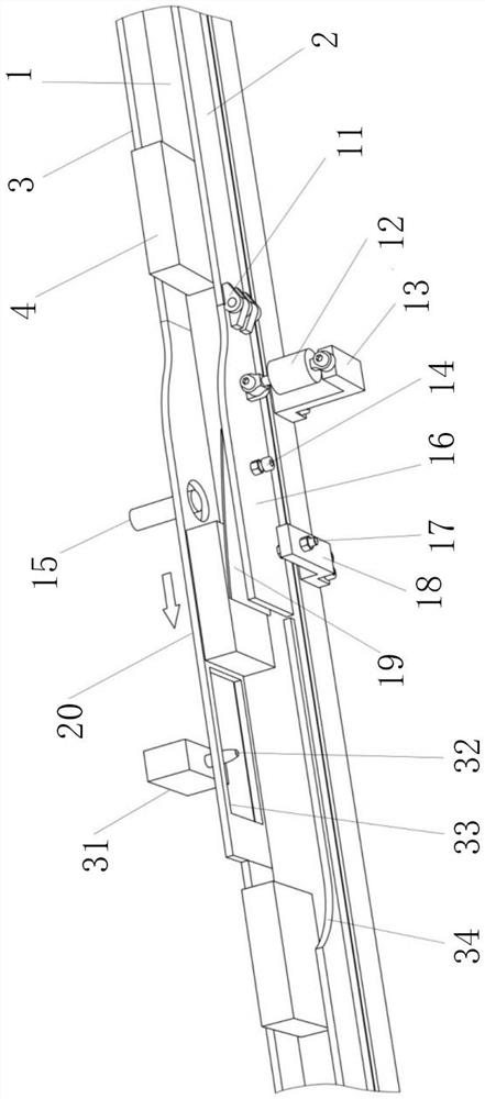 Combined detection device for cigarette packets