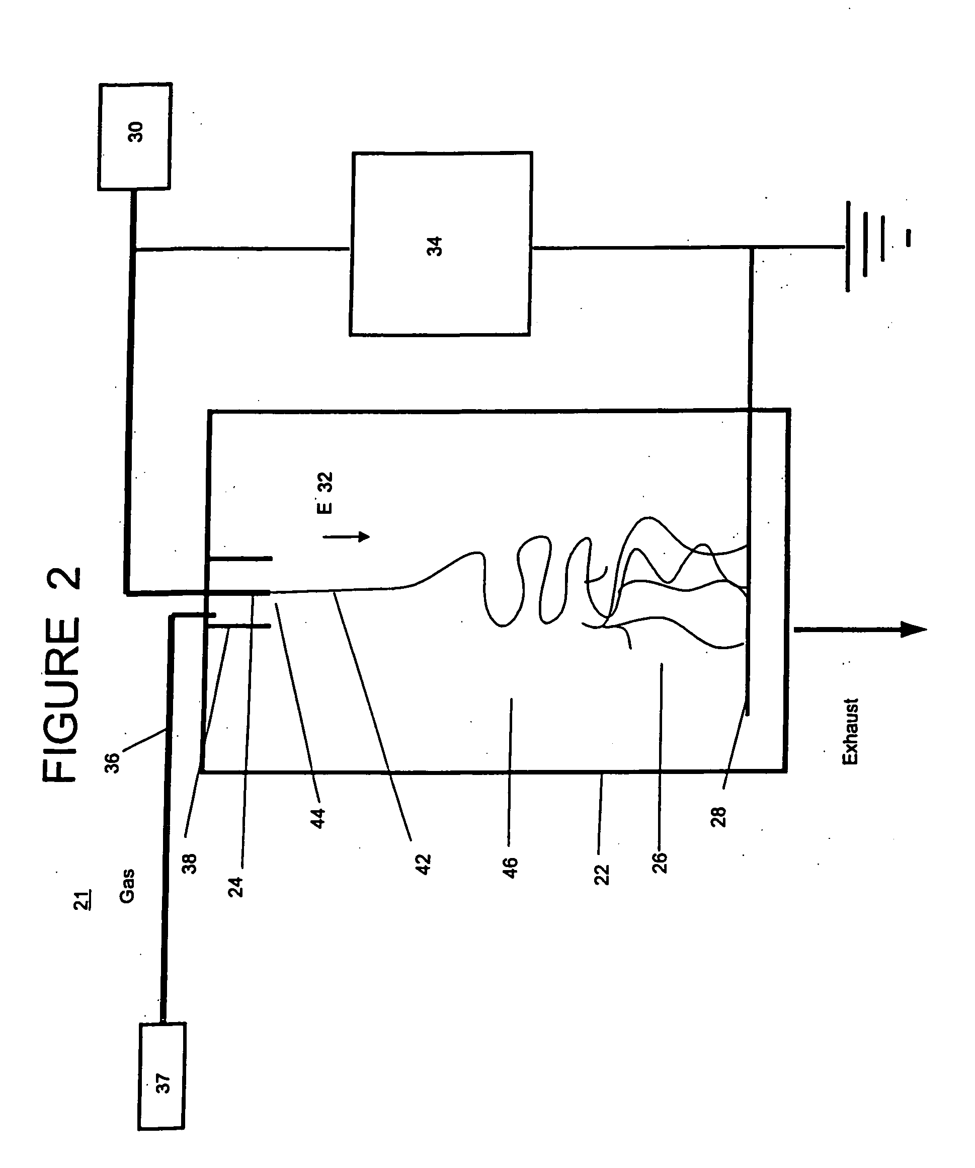 Electrospinning in a controlled gaseous environment