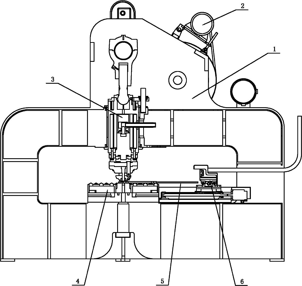 Punching machine tool