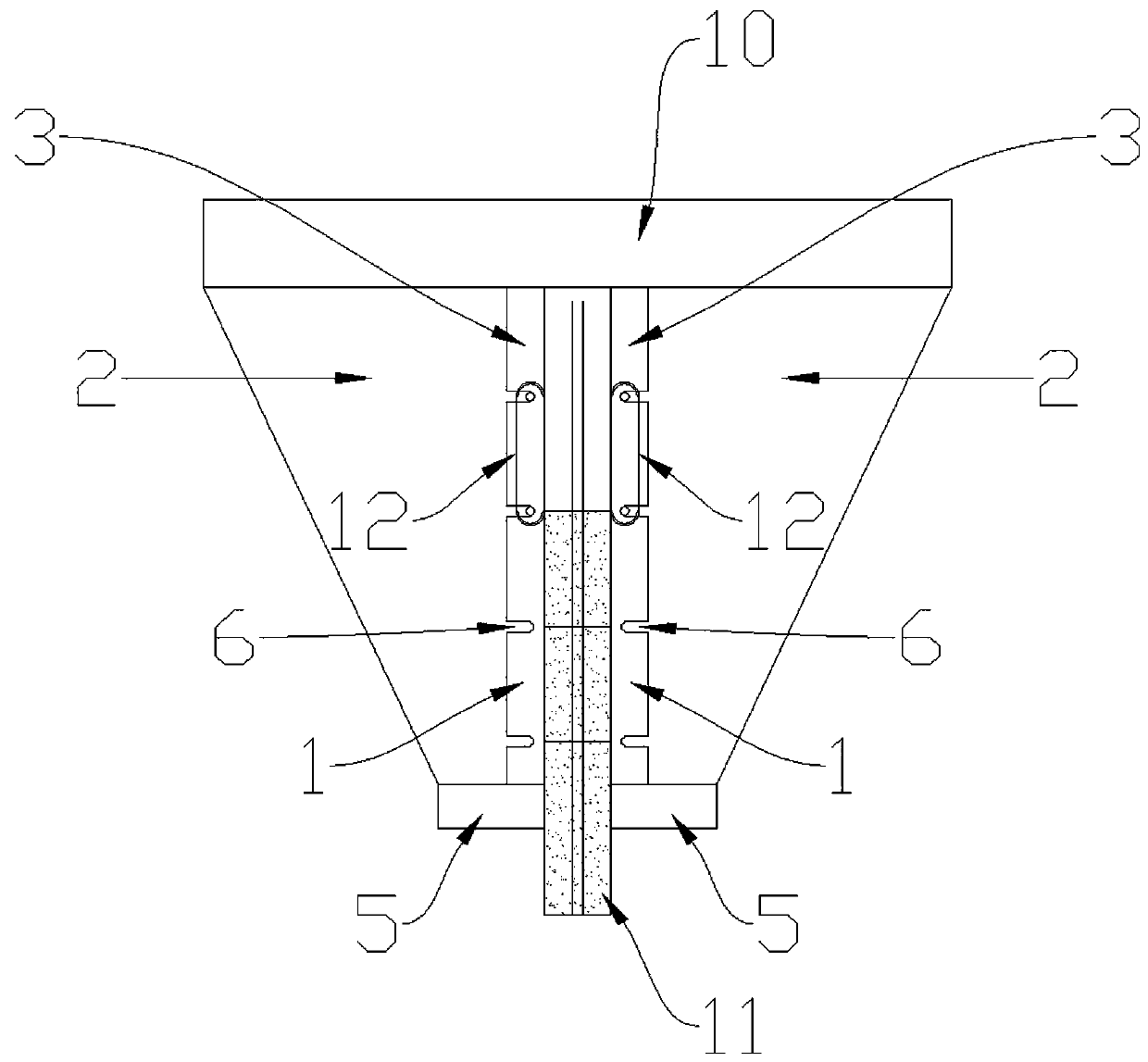 Rollover formwork for climbing formwork device