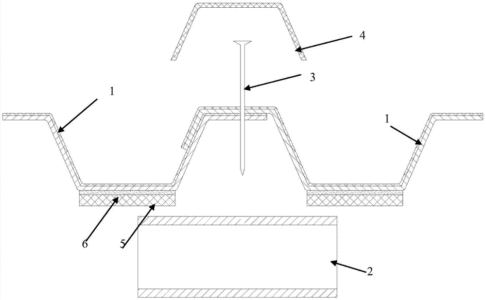 Film-coated metal sheet metal enclosure system and its construction method