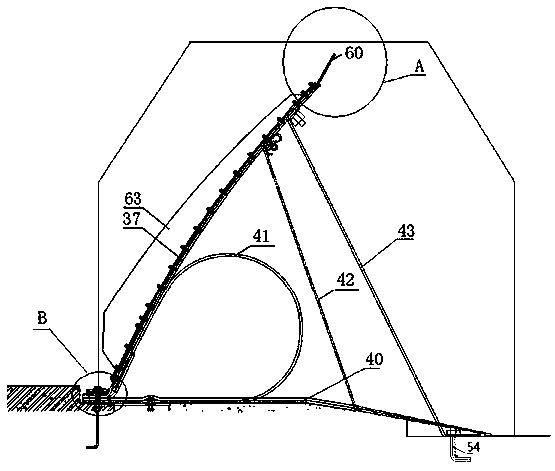 Pneumatic shield gate dam