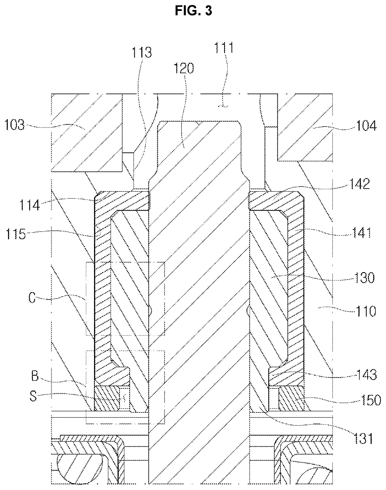 High pressure pump for vehicle