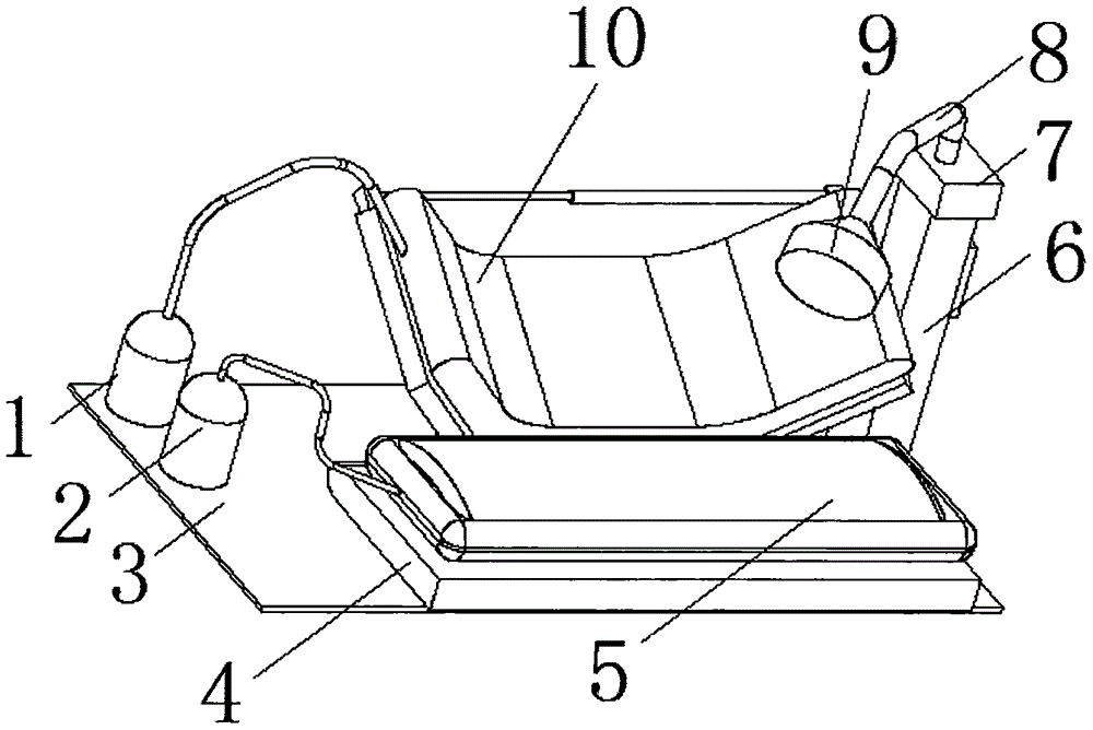 Operation pillow for thyroid disease