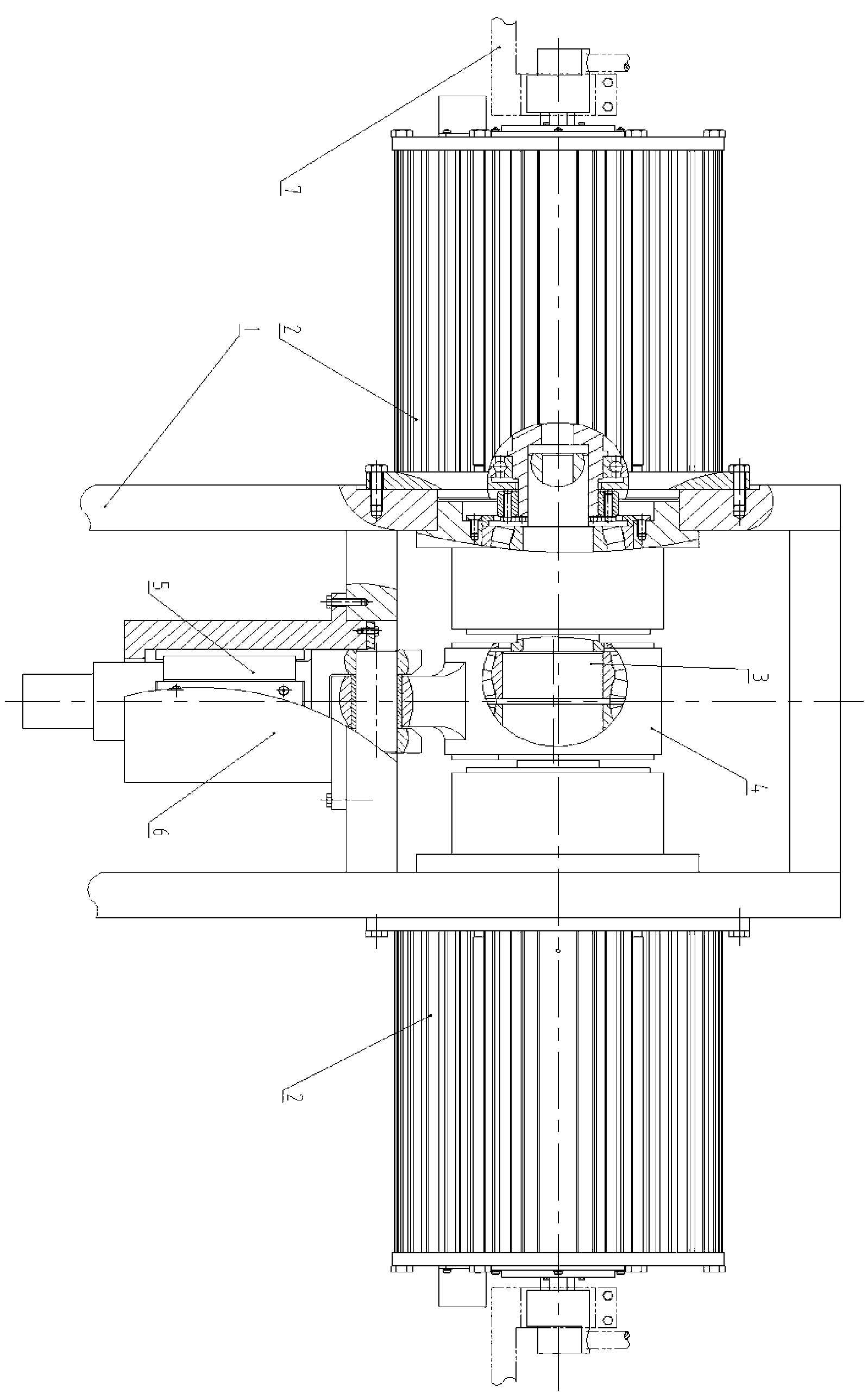 Servo direct-driven power head for press machine