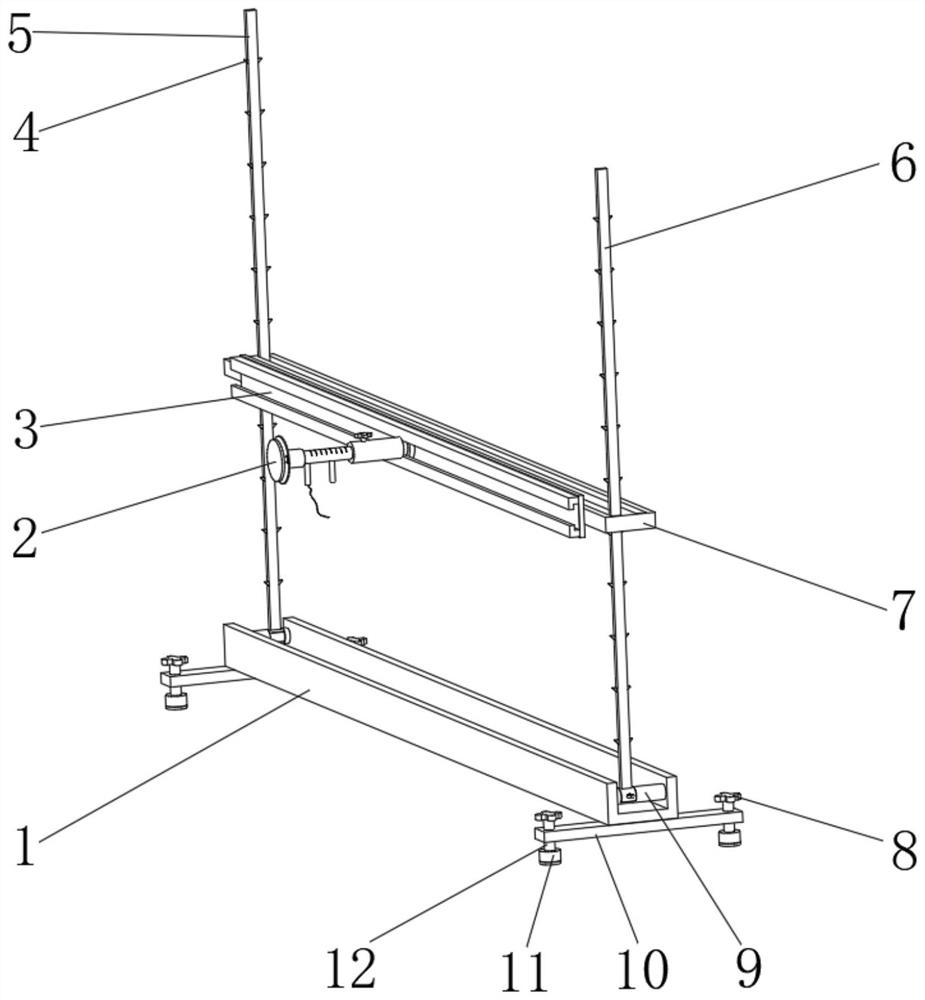 A portable indoor wall smoothing equipment for construction engineering