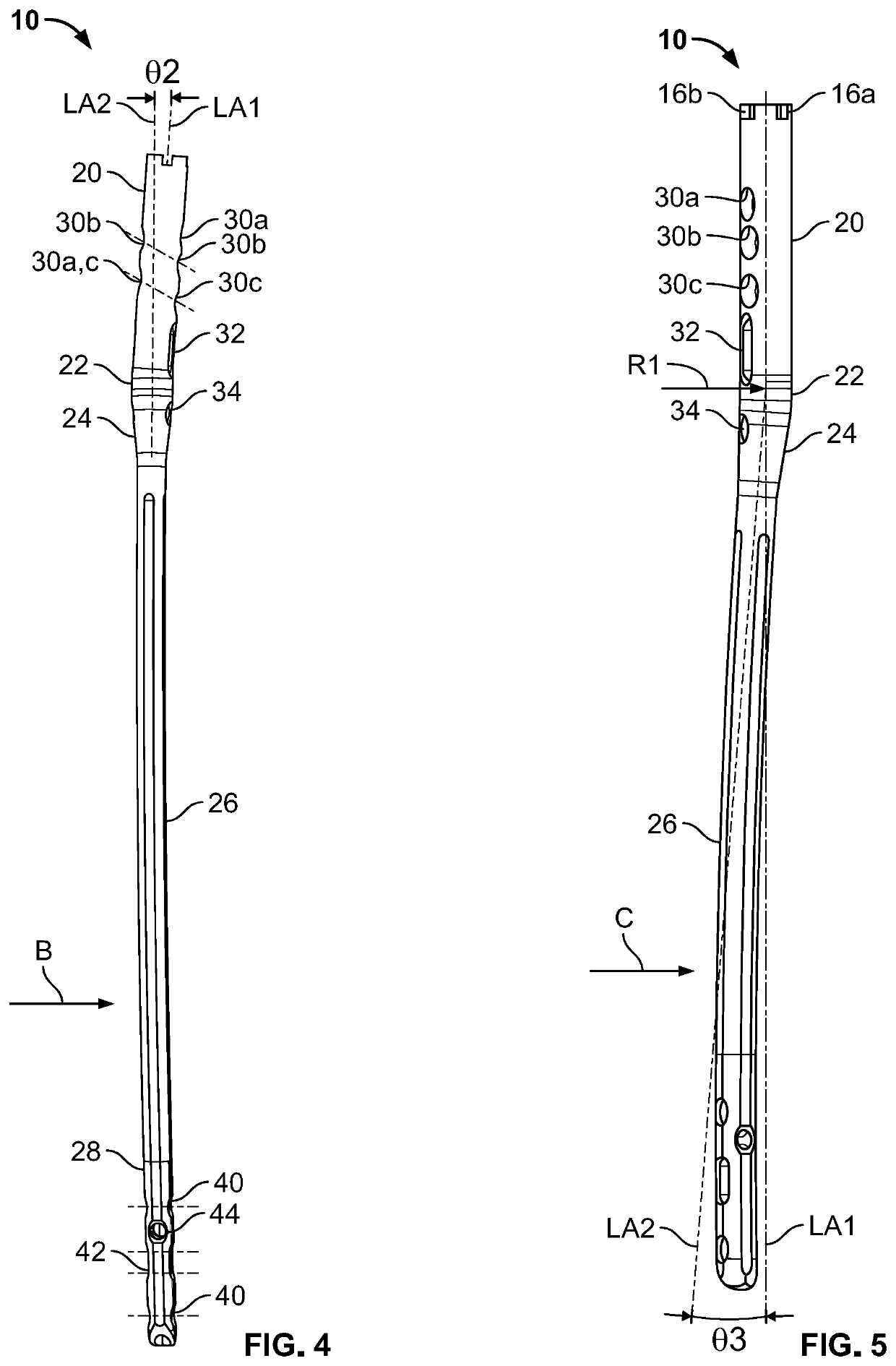 Femoral nail with enhanced bone conforming geometry