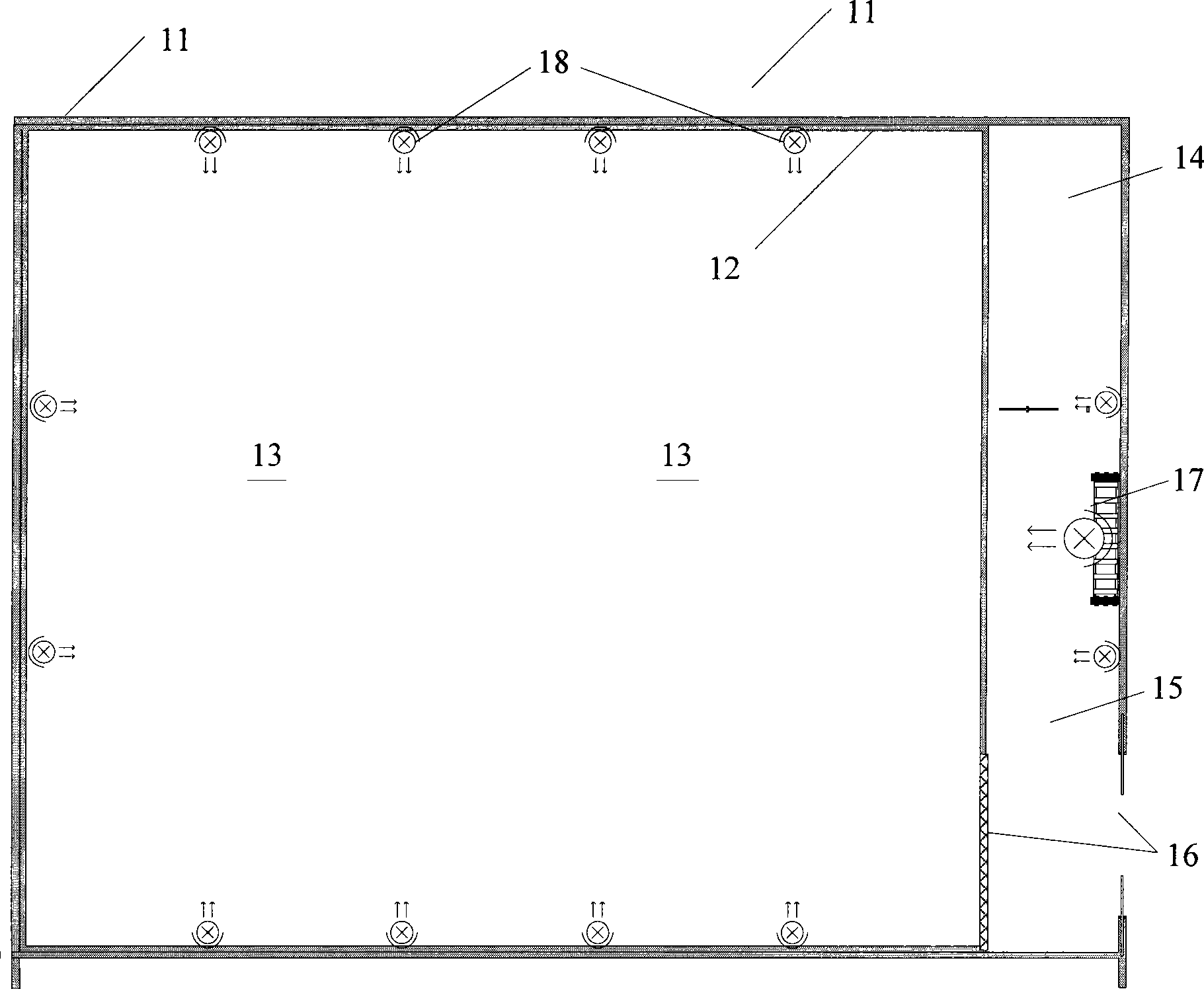 Synthesis simulation test field for lunar surface landform and environment