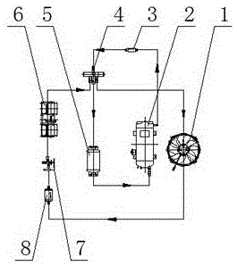 Refrigerating and heating integrated passenger car air conditioner