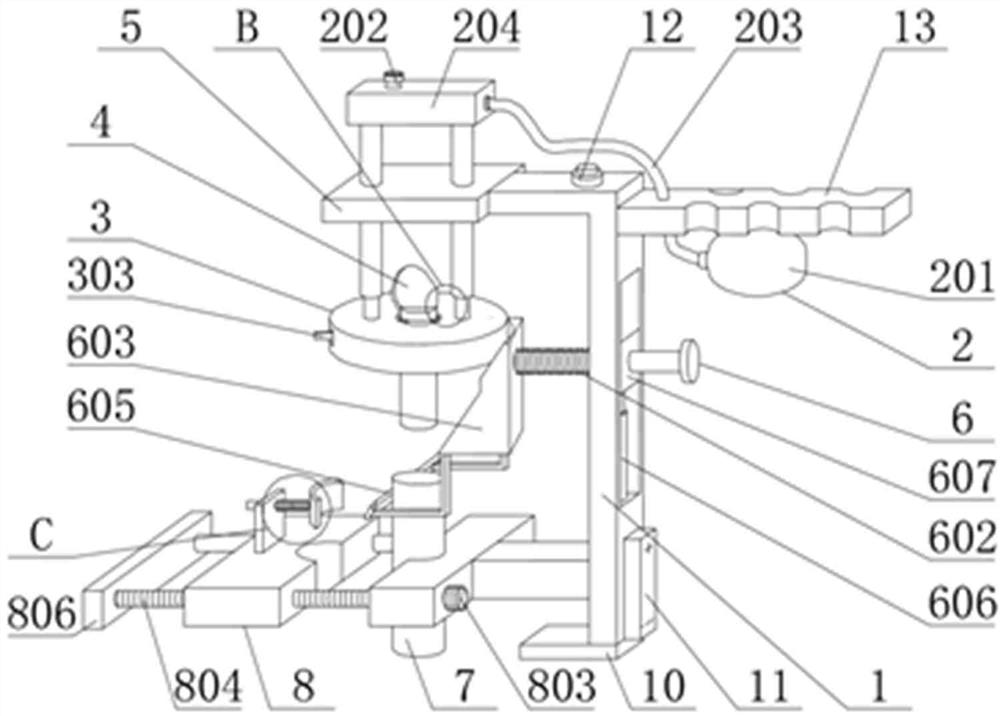 High-survival-rate automatic grafting device for watermelon growth and use method thereof