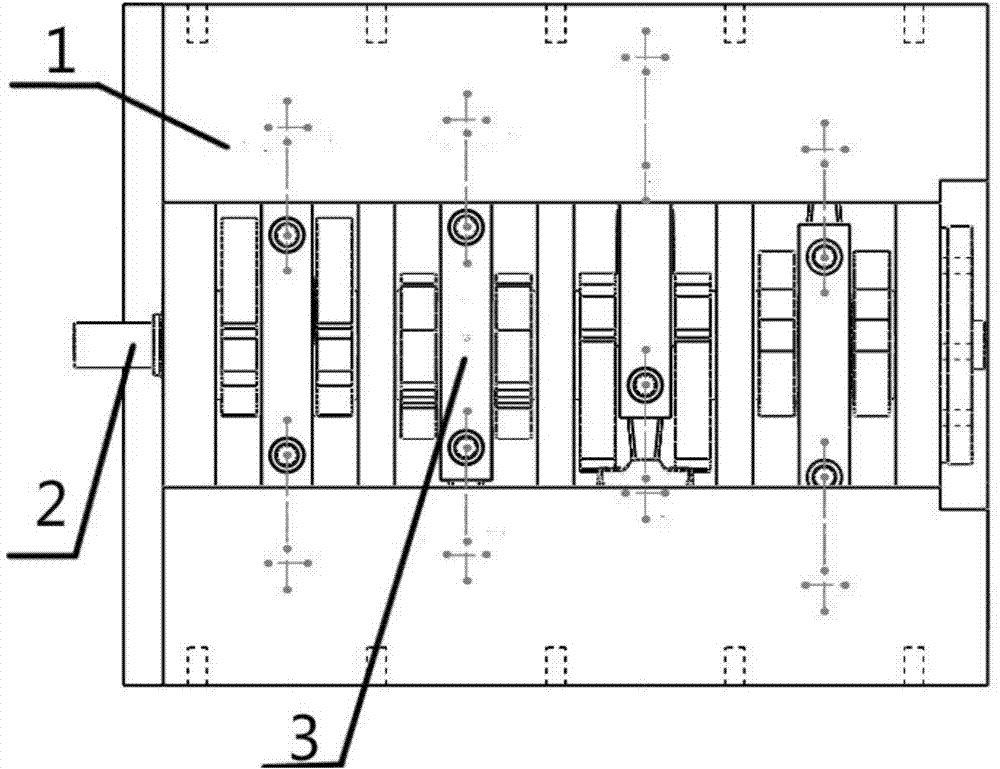 Horizontally-opposed matrix engine