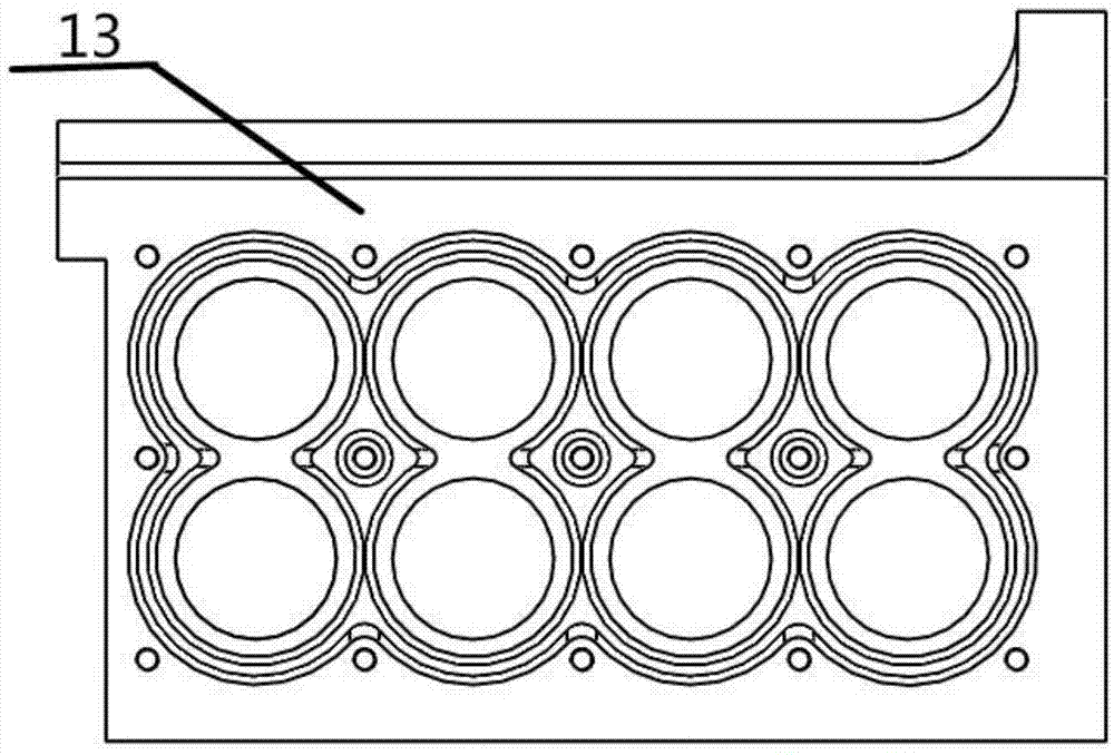 Horizontally-opposed matrix engine